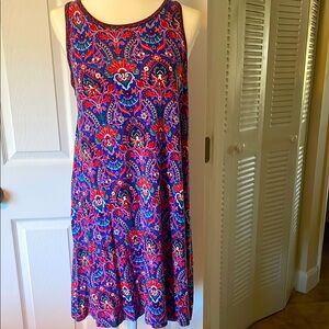 Ann Taylor Loft Medium Petite Floral Swing Dress